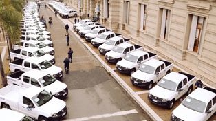 La EPE sumó 48 camionetas 0KM para 17 departamentos de Santa Fe