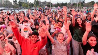 Miles de santafesinos celebraron la llegada de la primavera en el Parque del Sur de la mano del Fan Fest de los Juegos Suramericanos