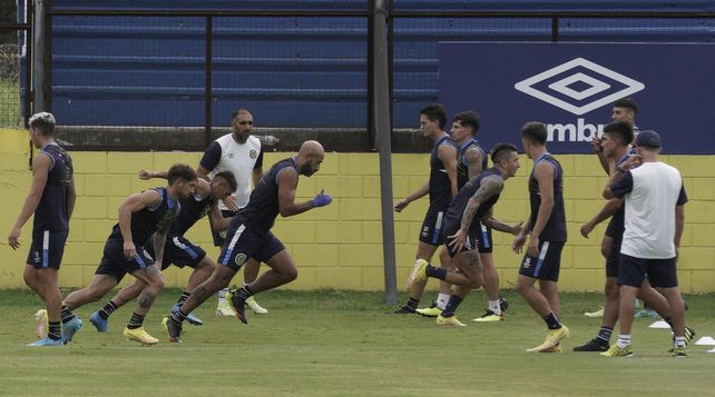 Los canallas trabajan a diario en Arroyo Seco. La idea de Russo es poner lo mejor que tiene en Copa Argentina.