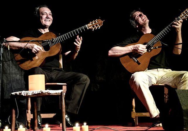 Para oír y aplaudir. Rudi Flores y Ernesto Méndez darán un concierto mañana.