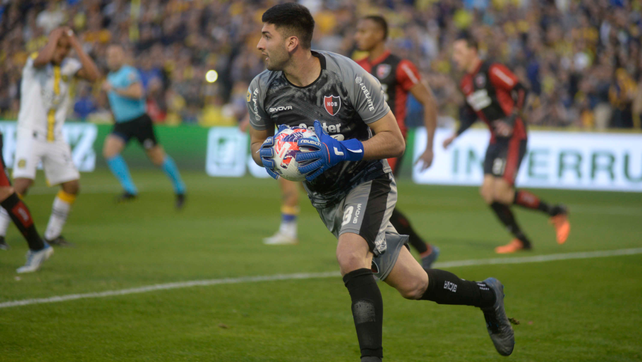 Franco Herrera, en el clásico jugado en el Gigante que Newell's perdió por 1 a 0.