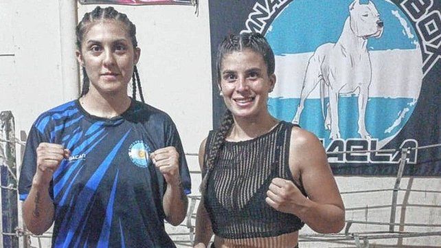 Melisa Quintana (derecha) del Thunder Box se trajo un empate de Rafaela.