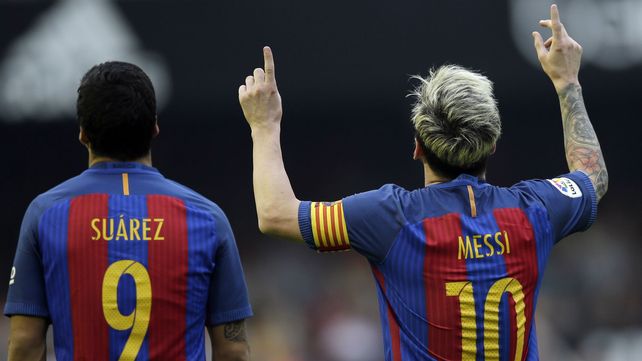 Messi y Suárez