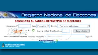 Elecciones 2013: ya se puede consultar el padrón definitivo