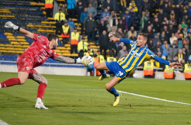 Marco Ruben anota ante Universidad Central de Venezuela, su único gol tras el regreso.