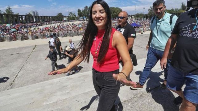Leda Bergonzi reunió a unos 6 mil feligreses en Santiago de Chile.