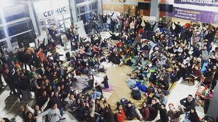 Toma universitaria y olla popular por la educación pública