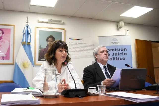 Carolina Gaillard preside la comisión de Juicio Político en Diputados. Este martes dictaminará contra la&nbsp;Corte.