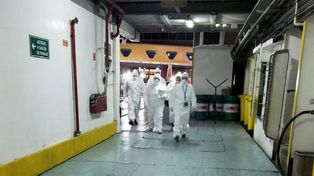 Escándalo por un viajero con coronavirus en Buquebús