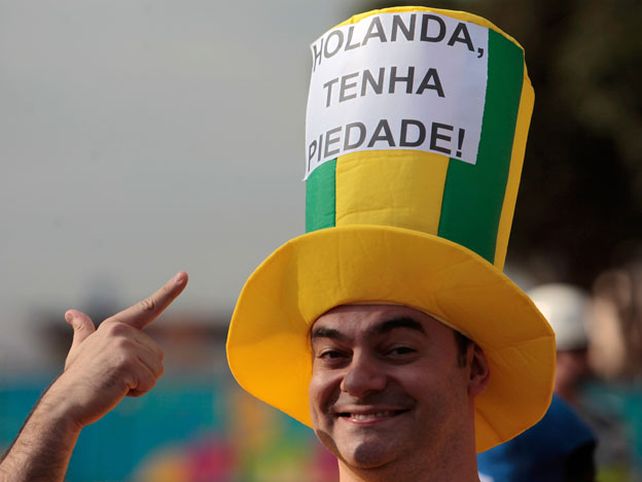 Los hinchas de Brasil no la pasan nada bien