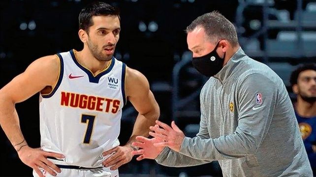 La llamada de atención del entrenador de Denver a Campazzo
