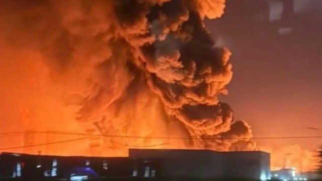 Impresionantes imágenes de la explosión en Ezeiza