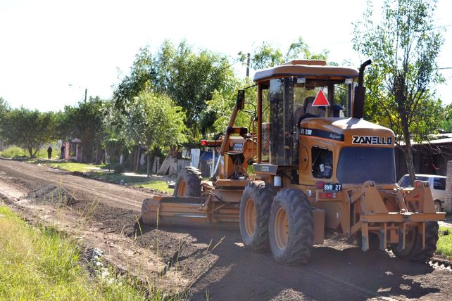 Está en marcha la obra de mejoramiento del barrio Las Vegas de Santo Tomé