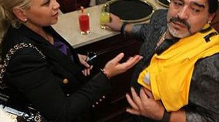 El encuentro secreto de Maradona y Verónica Ojeda en Dubai