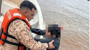 Rescataron a una mujer que se ahogaba en el río Uruguay
