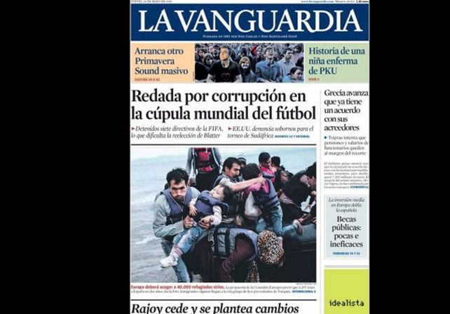 Cómo reflejaron el escándalo en la FIFA los 20 diarios más importantes del mundo