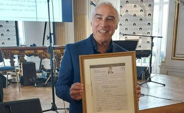 En noviembre fue reconocido artista distinguido de Caba.