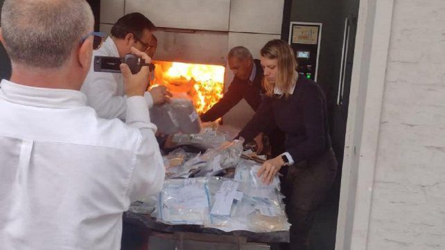 Quemaron más de 80 kilos de drogas incautadas en Entre Ríos