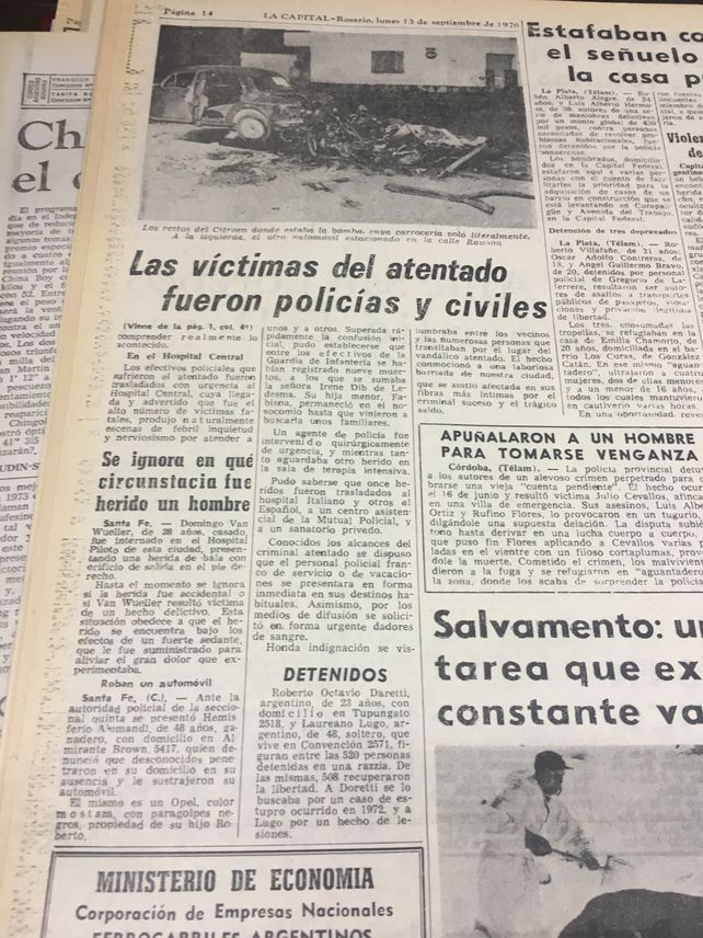 A 50 años del atentado más sangriento de Montoneros en Rosario
