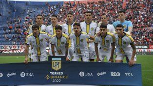 El once inicial canalla ante San Lorenzo.