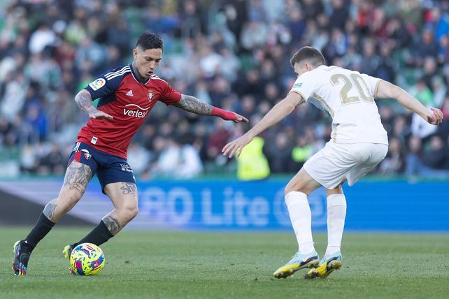 El Chimy Ávila convirtió el gol de Osasuna en el empate con Elche