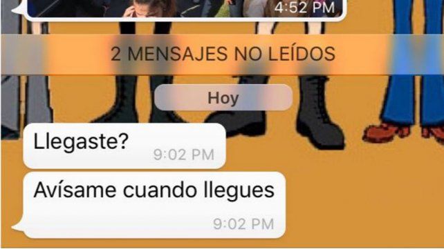 Avisame cuando llegues