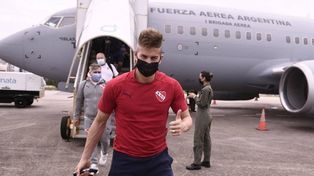 Independiente y su primer viaje en un avión militar.