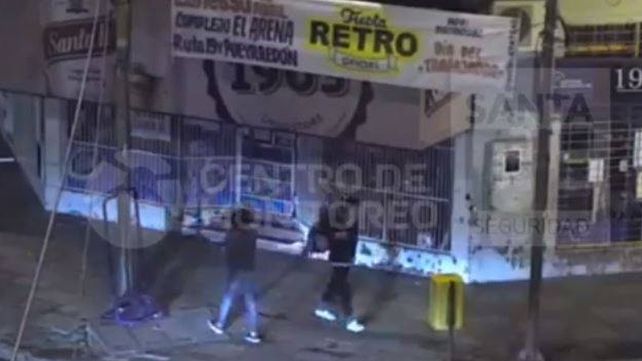Los sorprendieron robando un comercio en el sur de la ciudad