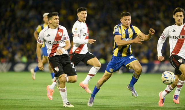 El último partido que jugó Gaspar Duarte fue en el triunfo de Central sobre River, en el Gigante.