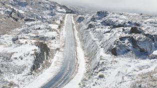 Cerraron preventivamente el Camino de Altas Cumbres por acumulación de nieve