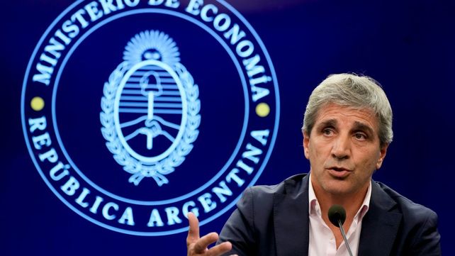 El ministro de Economía, Luis Caputo.