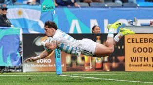 Luciano González Rizzoni en la Gran Final de Los Ángeles con Los Pumas 7s