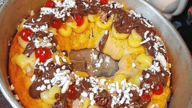 La rosca de Reyes casera