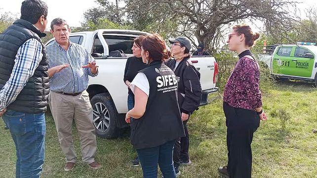 La hipótesis del baqueano se basa en huellas de pisadas en lugares donde encontraron rastros de Loan Peña