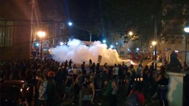 Los incidentes se registraron a la altura de la Catedral.