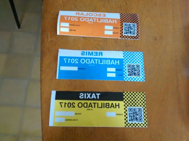 Nuevas calcos. Las obleas tendrán otros colores y tamaños para ser individualizadas.