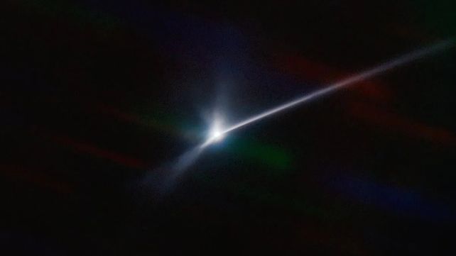 El asteroide impactado por la Nasa dejó una estela de 10 mil kilómetros que seguirá creciendo