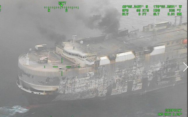 Qué se sabe del barco que se hundió con 3.000 autos cero kilómetro con destino a México Qué se sabe del barco que se hundió con 3.000 autos cero kilómetro con destino a México