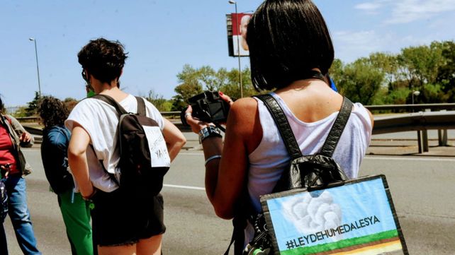 La Multisectorial Humedales marcha y planta árboles por el Día de la Ecología
