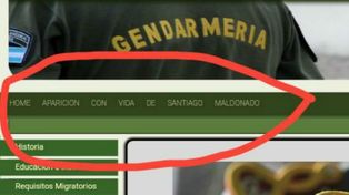 Hackearon la página web de Gendarmería con una leyenda sobre Santiago Maldonado