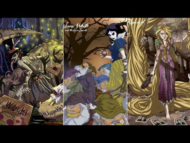 Las princesas de Disney se pusieron terroríficas