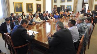 Anuncio. El mandatario formuló la convocatoria durante un acto con miembros de varias Juntas.&nbsp;