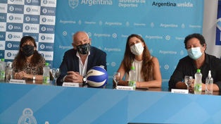 &nbsp;Se presentó en el Cenard la Liga Femenina de Vóleibol que tendrá como participante a Villa Dora.