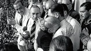 Evita y Juan Domingo Perón