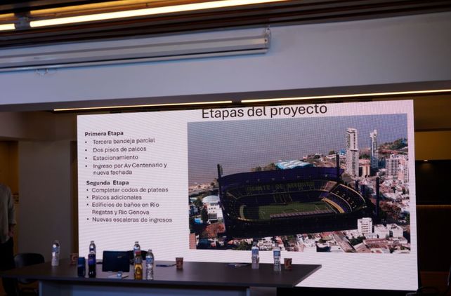 Imagen del Gigante que la dirigencia de Central mostró cuando anunció la obra en conferencia de prensa.