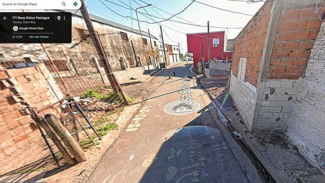 El pasillo donde se encuentra la casa incendiada está en la calle Rosa Eloisa Paniagua.