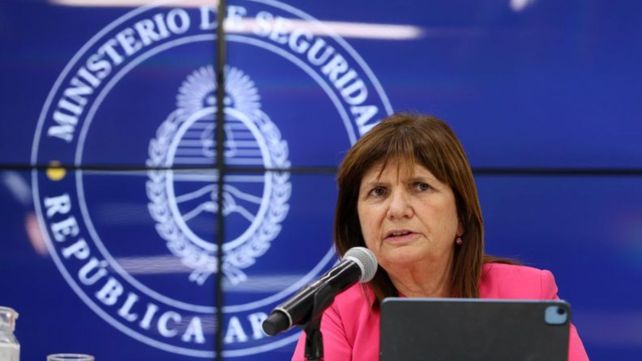 La ministra de Seguridad de la Nación