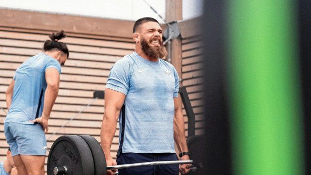 Los Pumas realizaron trabajos de gimnasio en el día posterior a la derrota ante Nueva Zelanda.