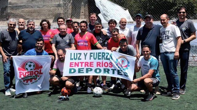 El sindicato de Luz y Fuerza realizó un encuentro deportivo en Villaguay