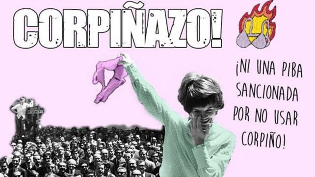 Convocan a un corpiñazo en defensa de la chica sancionada por no usar esa prenda en la escuela